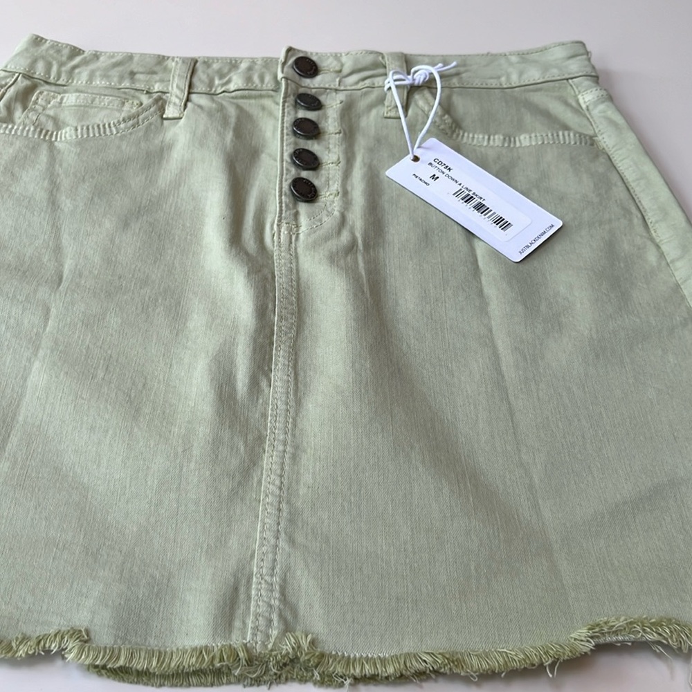 Just Black Denim Skirt NWT